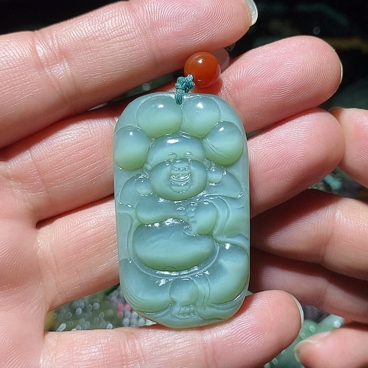 和田玉未镶嵌吊坠(不含链)