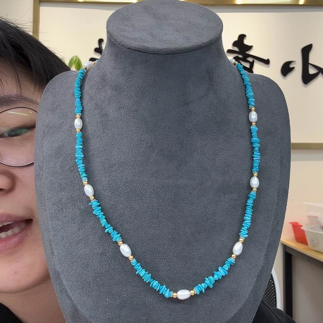 绿松石未镶嵌珠宝半成品605