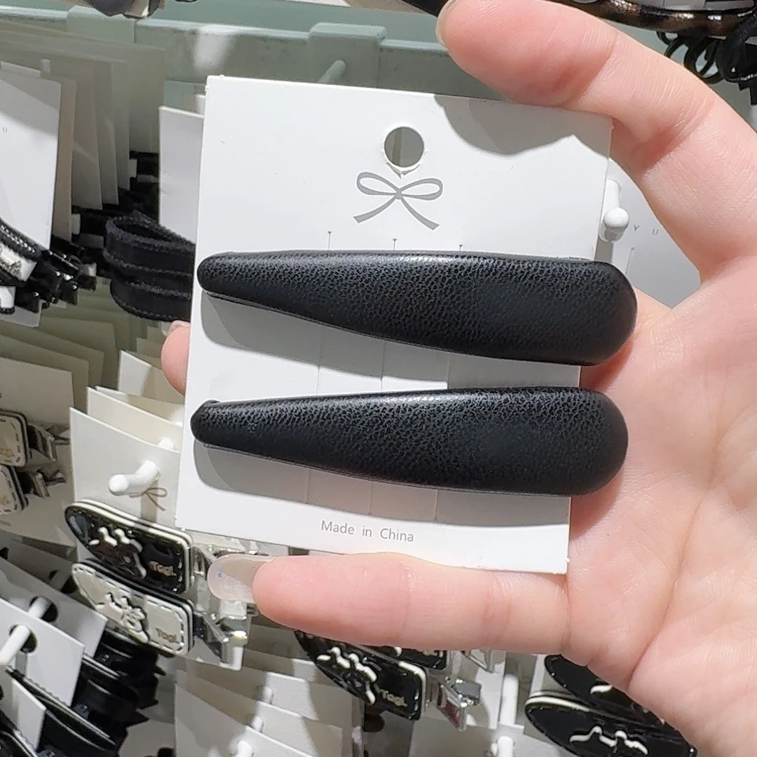 非金属布艺黑色皮皮水滴拜拜