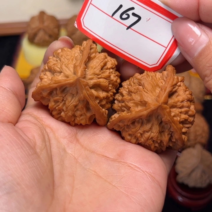 吊坠文玩核桃45尺官帽三棱167
