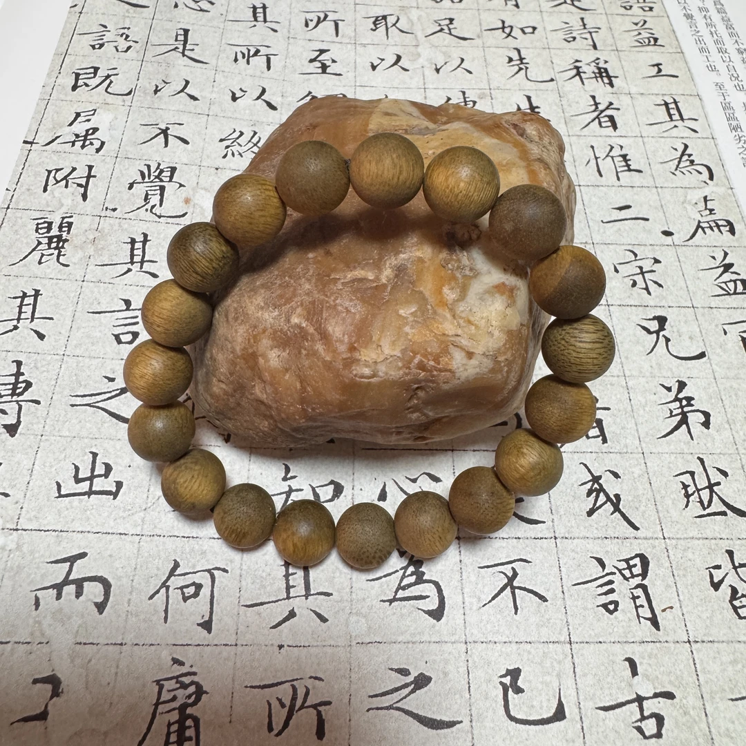 z-716【马泥涝虎斑老料沉水】单圈10mm、12.65g