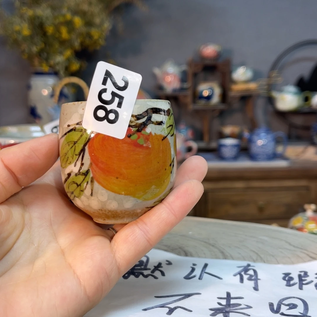 杯素浅陶瓷手工手绘