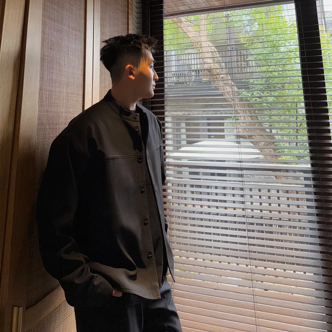 SANBAI 叁佰【空庭简】自制新中式春夏垂感简约套装