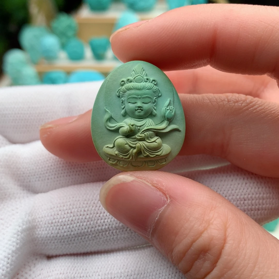 绿松石未镶嵌配饰