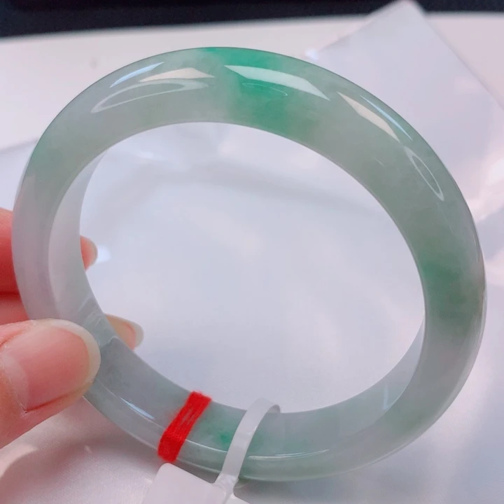 翡翠未镶嵌手镯60。61