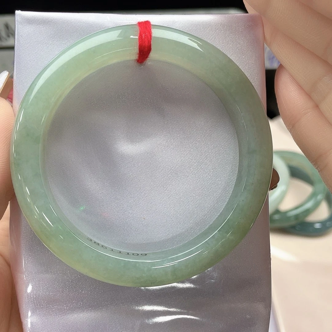 翡翠未镶嵌手镯天然缅甸A货翡翠手镯8号