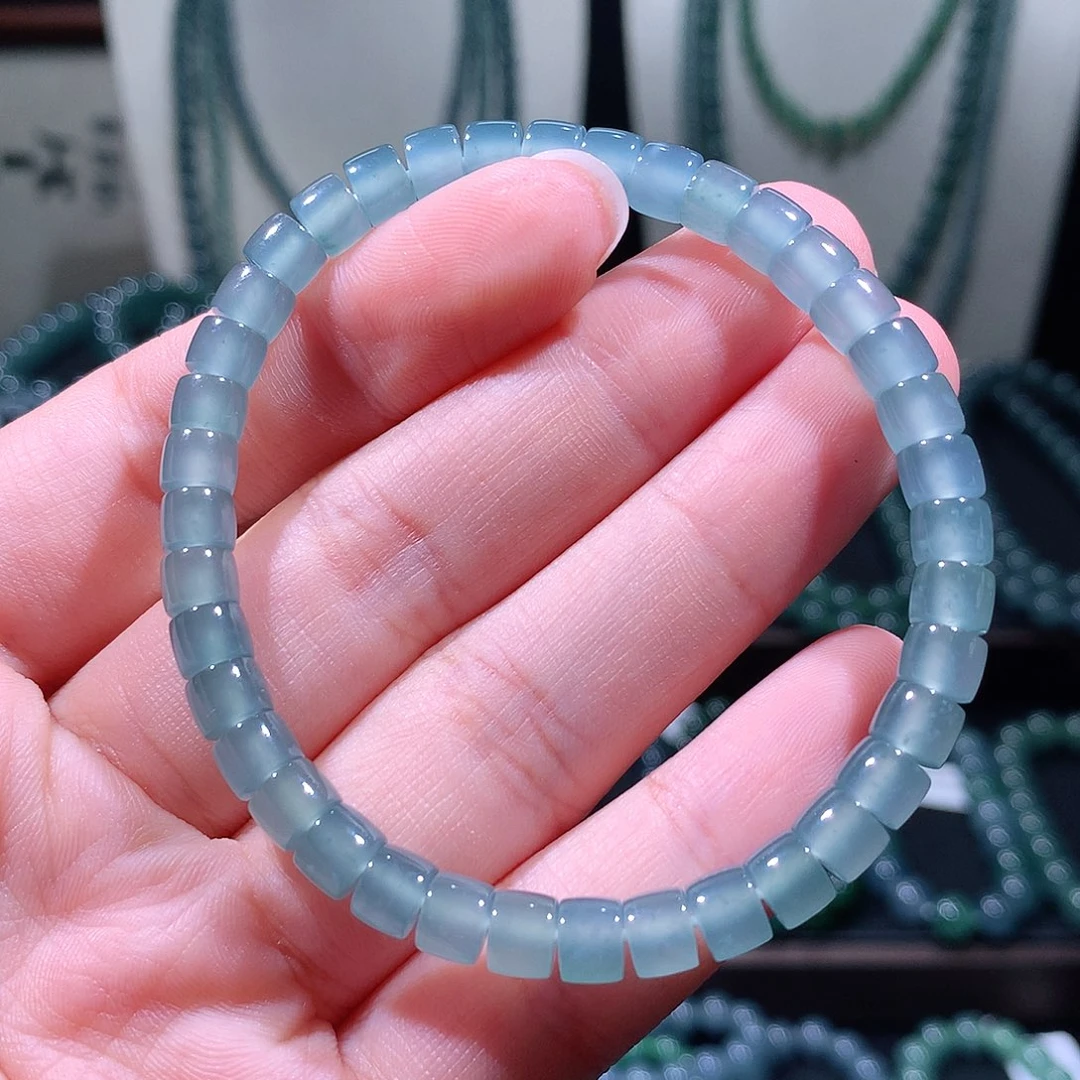 未镶嵌手链翡翠天然a货翡翠手串6