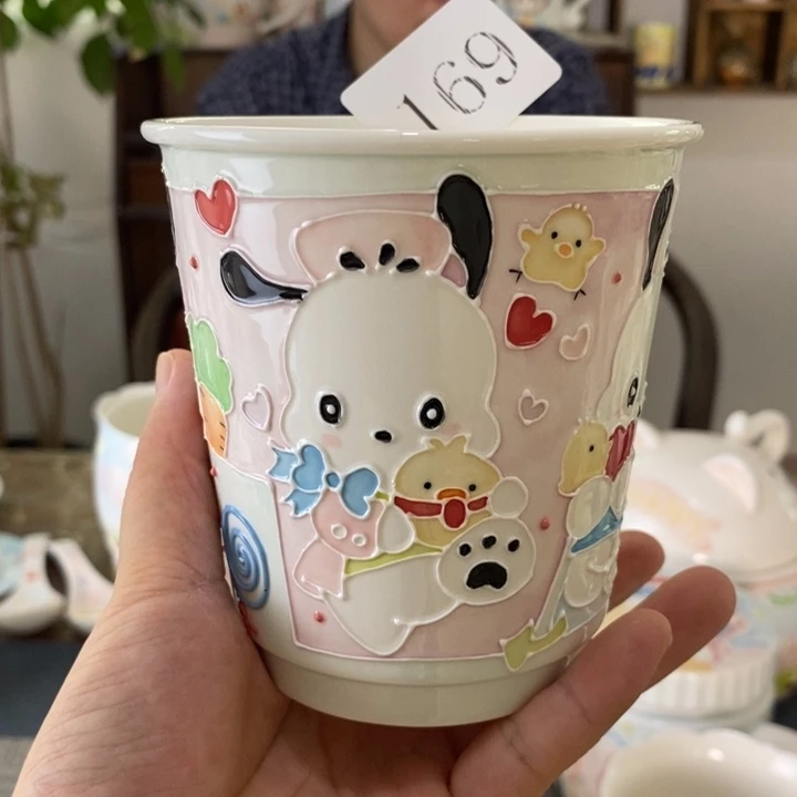 瓷片景德镇釉下彩手绘