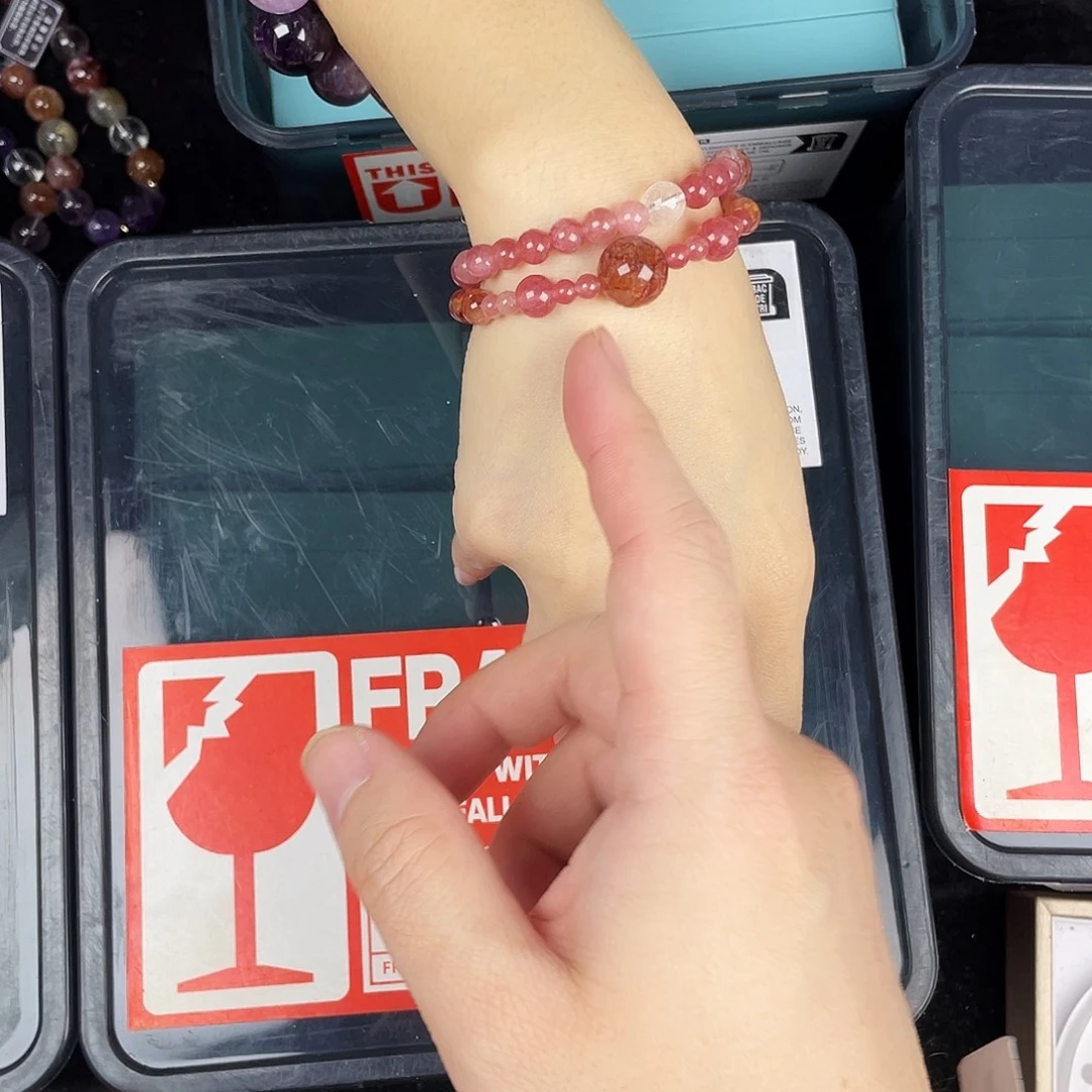 水晶银S925镶嵌手链