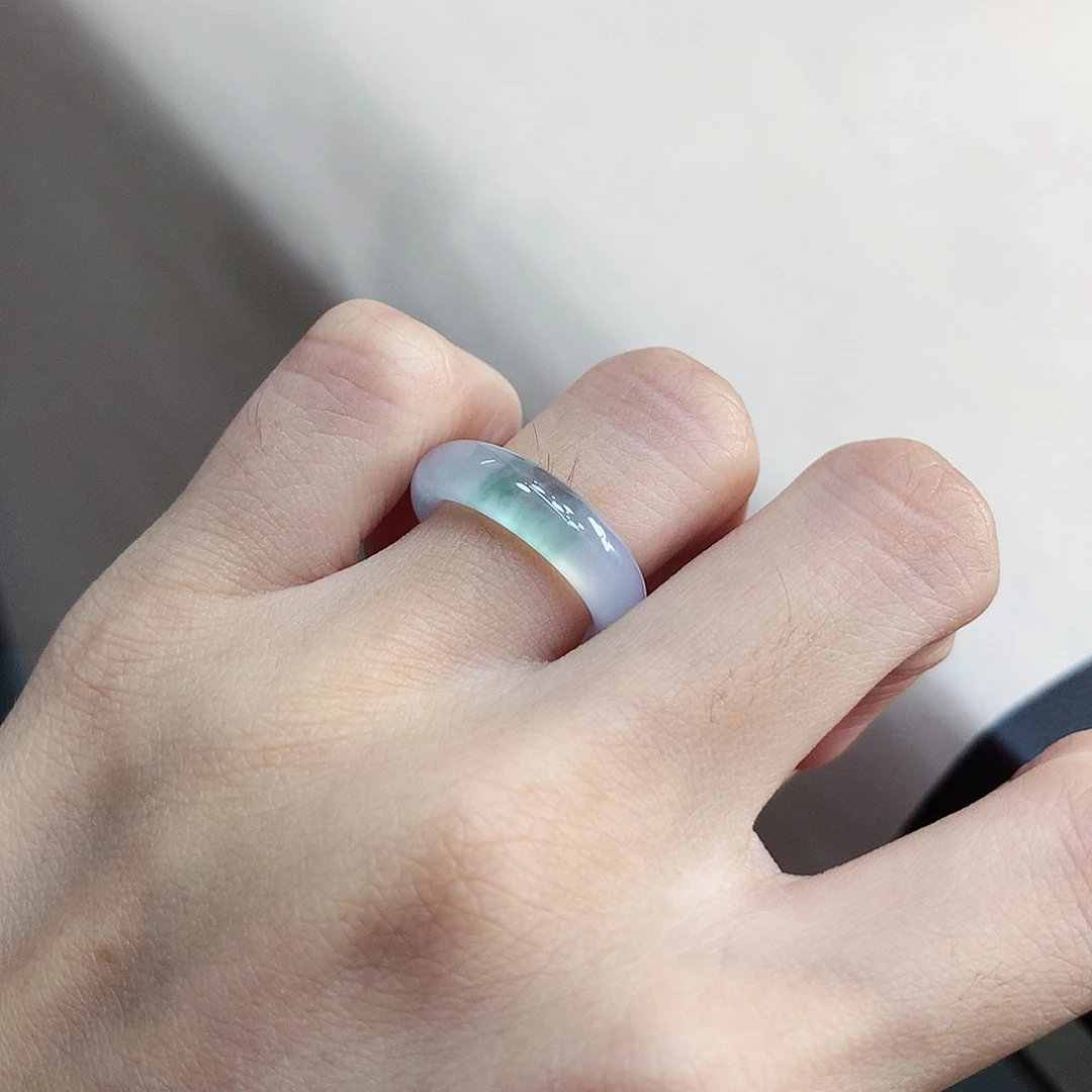 未镶嵌戒指翡翠6.7号