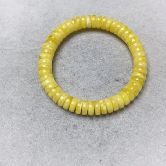 蜜蜡裸石未镶嵌手串