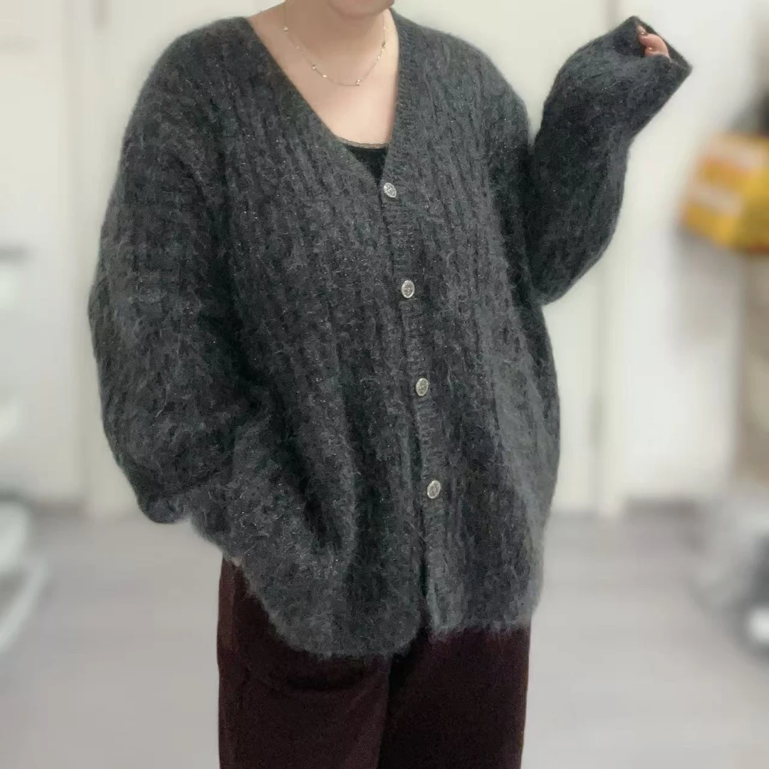 草莓香蕉【莓莓子力荐】千禧风大开衫