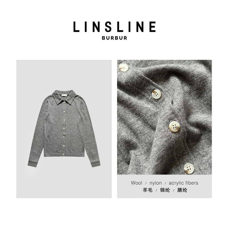 LIN X BUR 25 淡人 春秋 简约高级设计感上衣