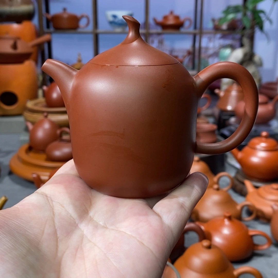 朱泥茶壶章石楷朱泥一帆风顺140