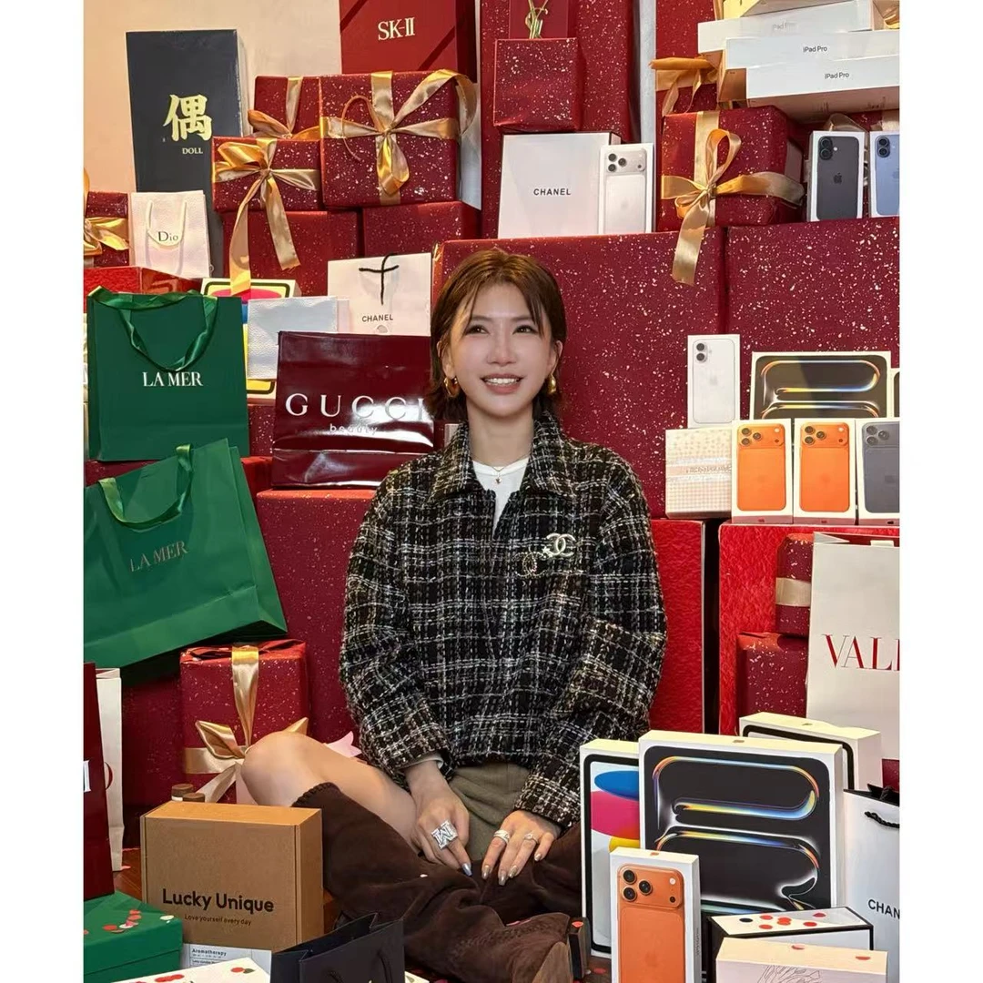 【LULU】香榭丽舍-重磅复古翻领休闲宽松小香风羊毛外套  SWY13586