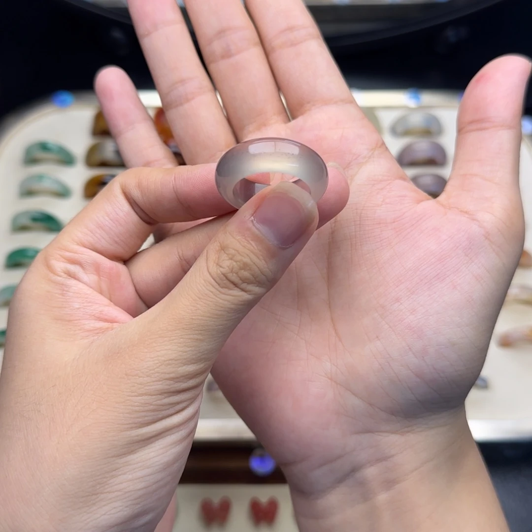 玛瑙/玉髓戒指合金