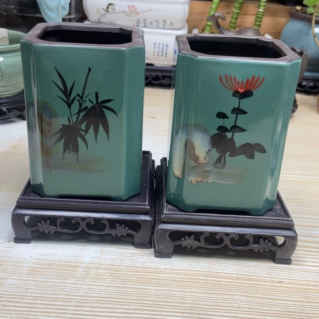 瓷片陶瓷花盆陶瓷艺术