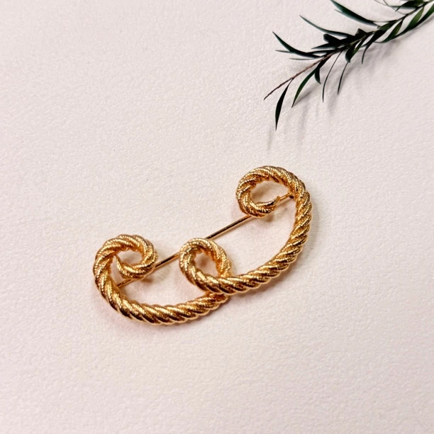 铜合金胸针 【六六中古】孤品复古胸针ty0584