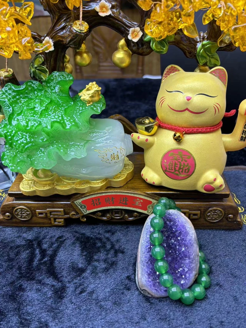 【双十二大促商家】时尚百搭卡8mm翡翠手链