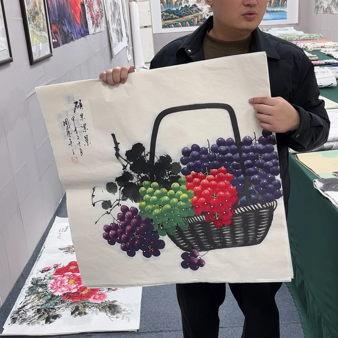 国画宣纸国画纯手绘