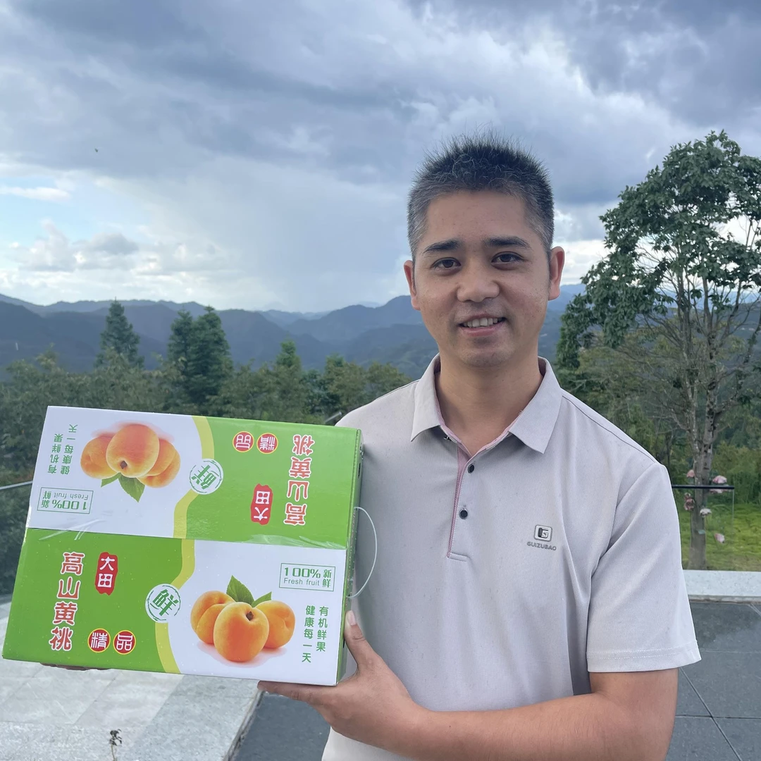 【顺丰速发】大田高山锦绣黄桃新鲜采摘脆爽多汁应季水果脆软两吃