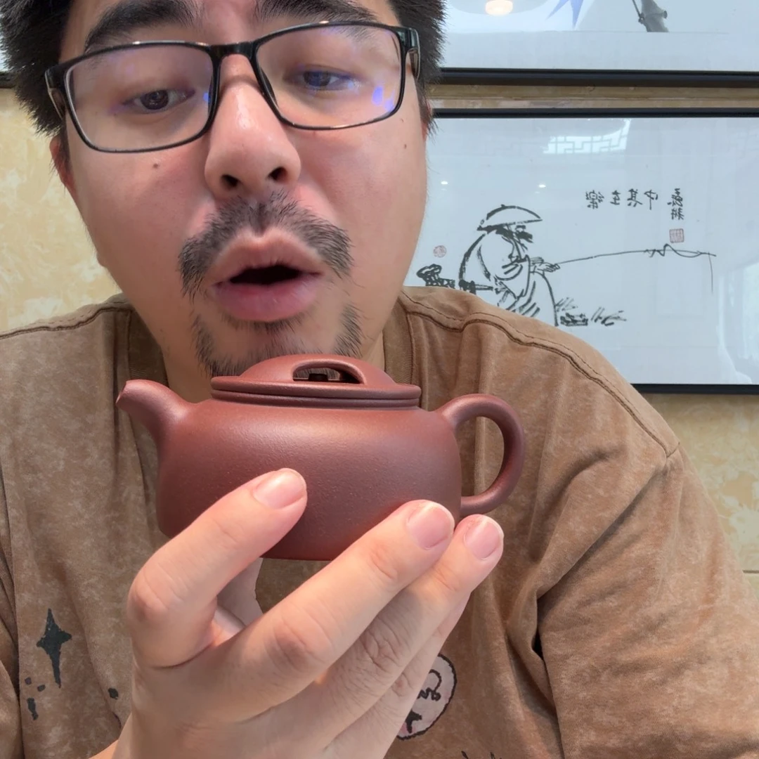 海***韵茶壶紫砂桃花泥的