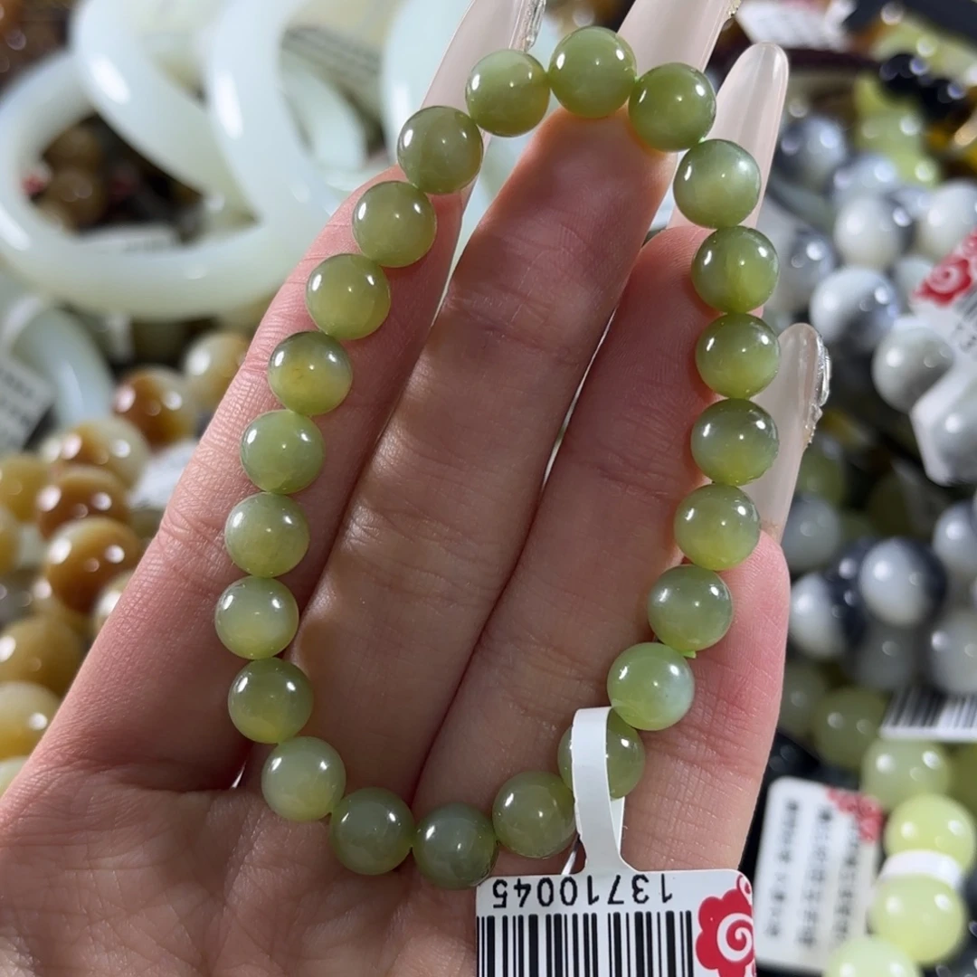 和田玉未镶嵌手链324