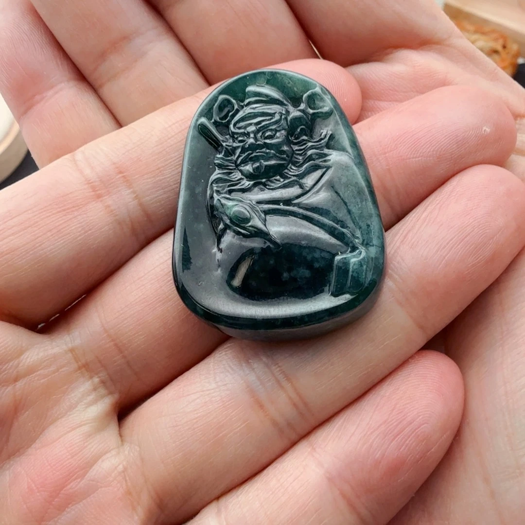 竹****翡翠未镶嵌吊坠(不含链)