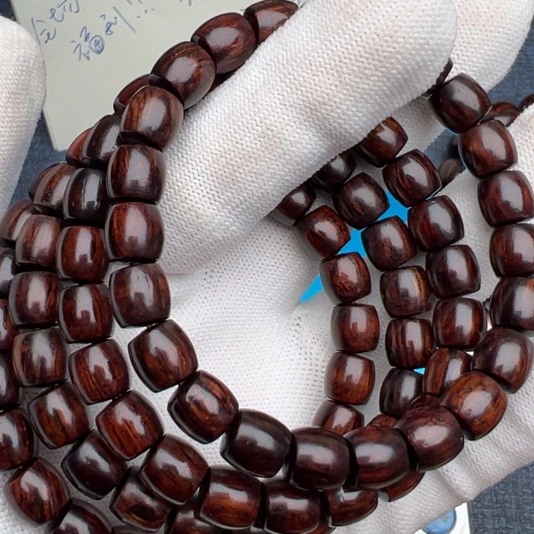 木海南红降花梨公8×8直切单圈