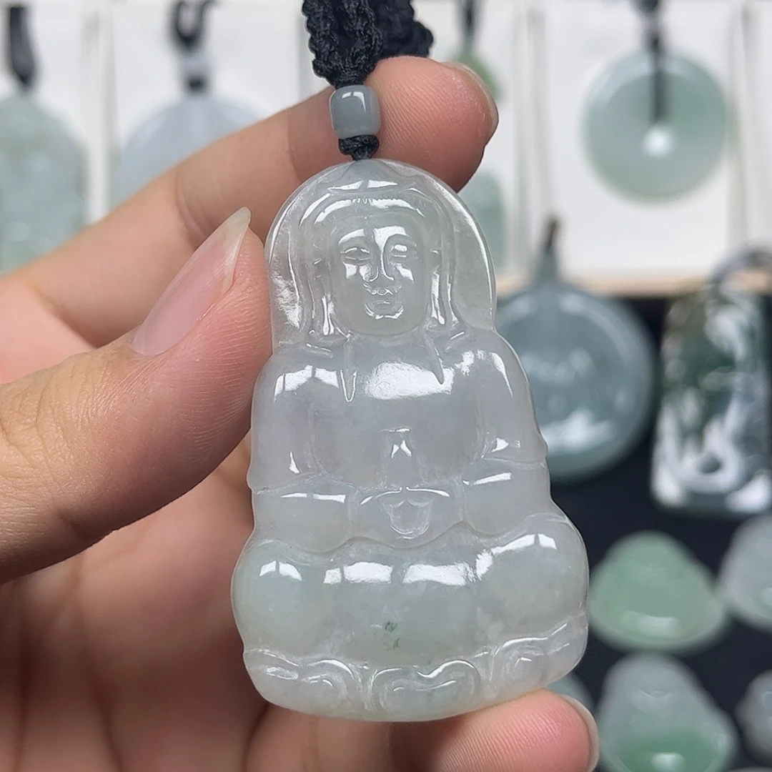 颈饰未镶嵌翡翠缅甸天然翡翠