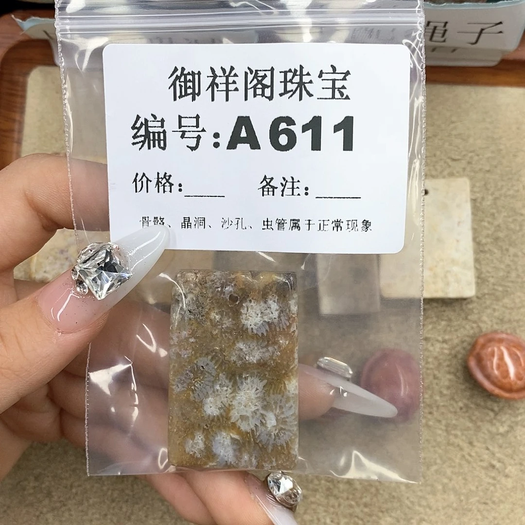 硅化珊瑚（珊瑚玉）z未镶嵌L***理