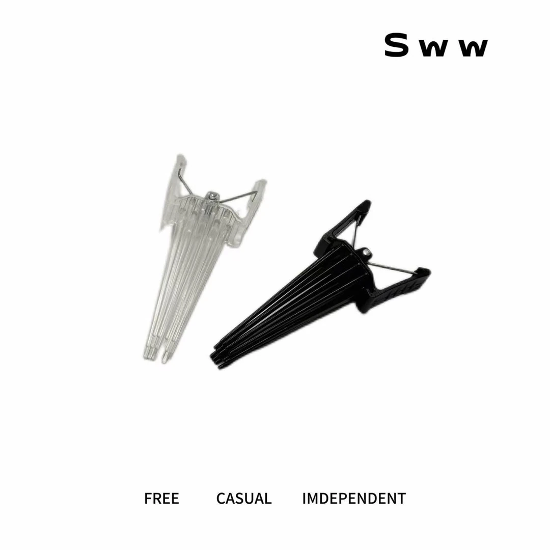 SWW高颅顶神奇发根自然蓬松无痕夹八字刘海夹鸭嘴夹发夹