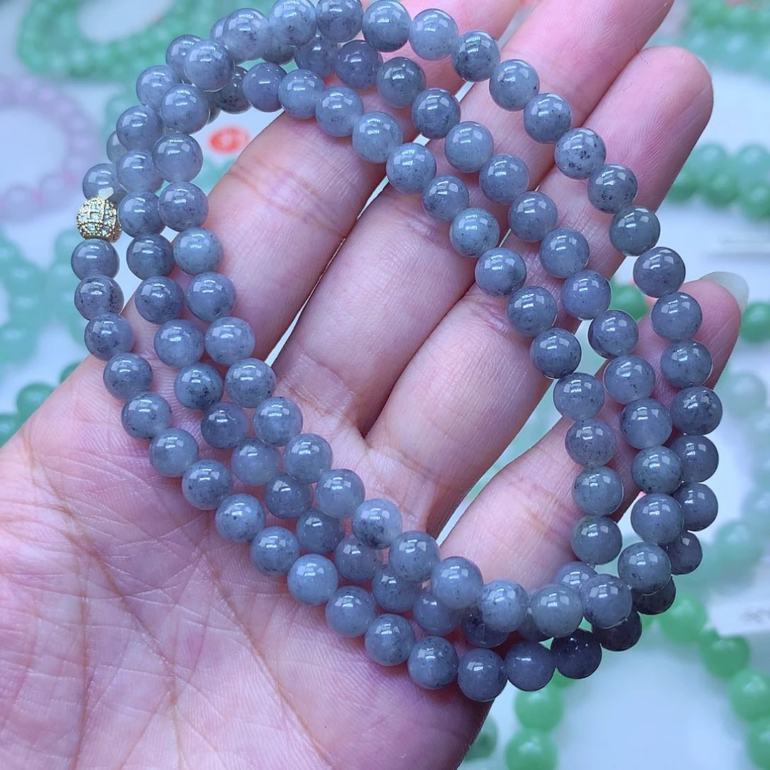 翡翠未镶嵌毛衣链10