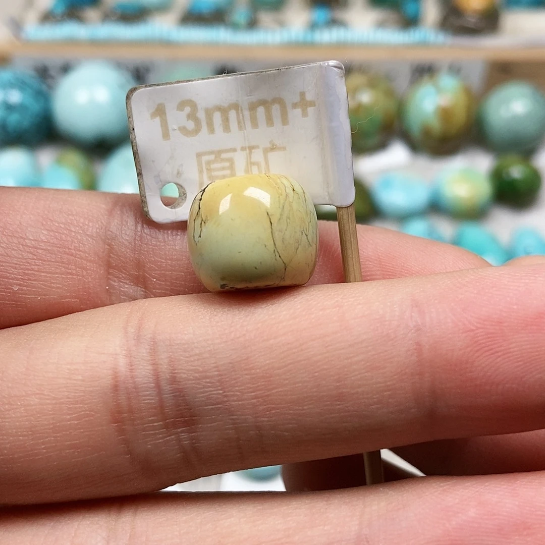 未镶嵌绿松石珠宝半成品