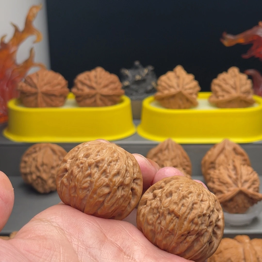 文玩核桃把件38铁锤