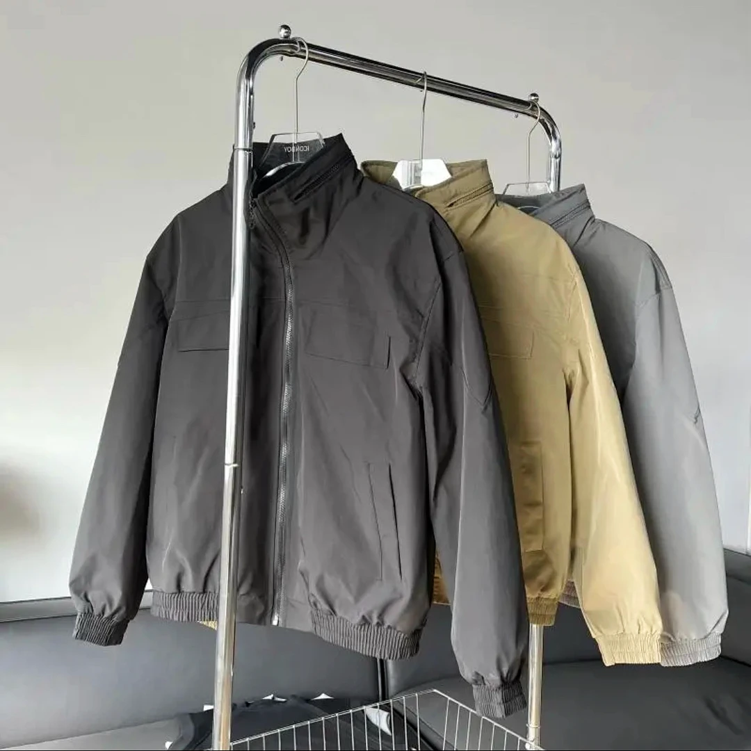 秋冬棉服骑兵服三防立领拉链短款休闲教练棉服外套夹克
