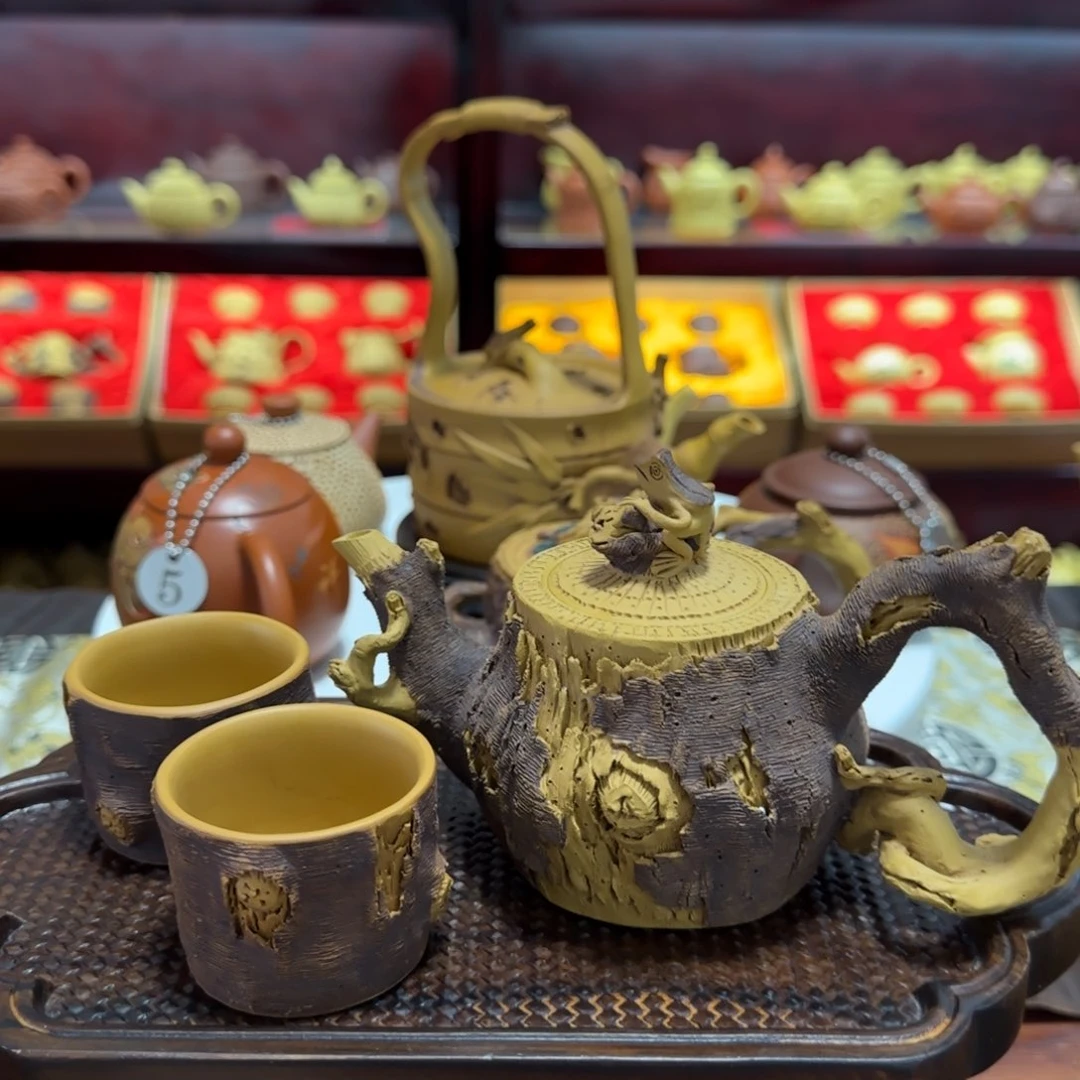 【闪购商品】紫砂茶壶枯木青蛙