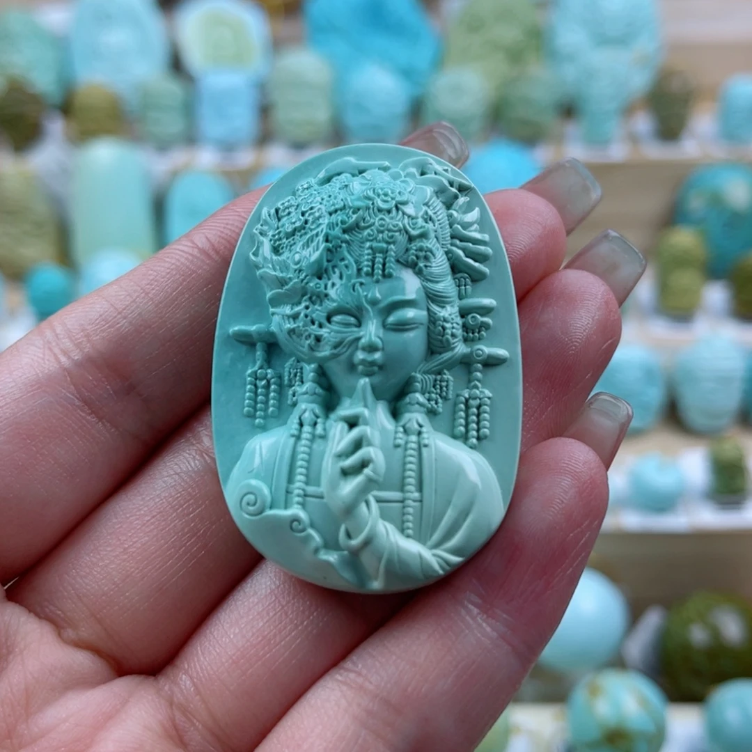 绿松石未镶嵌珠宝奇石