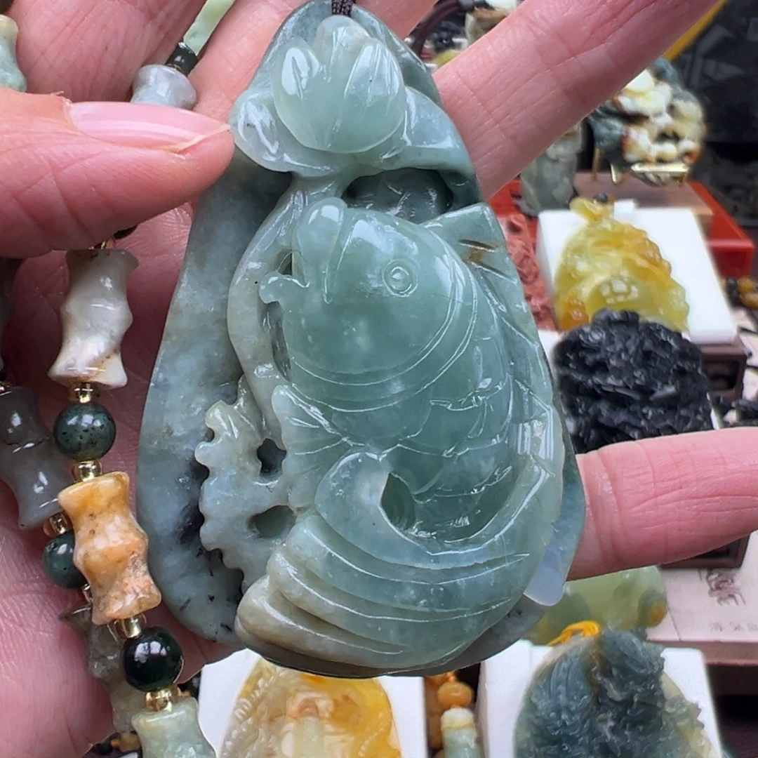 岫玉未镶嵌挂件挂件