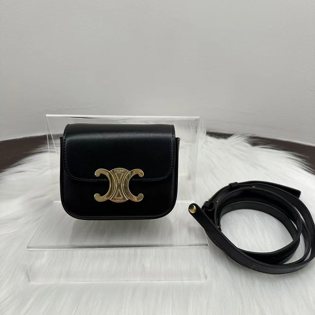 99新 Celine/思琳 飞小雨Fisoy/ 黑色小废包