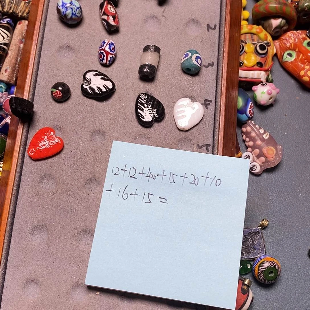 琉璃项链专拍珠子