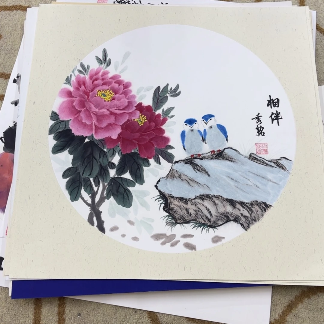 国画国画老师作品刘