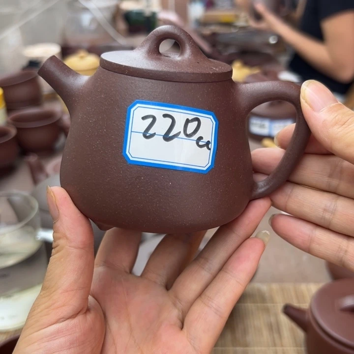 茶壶紫砂紫泥不挑220