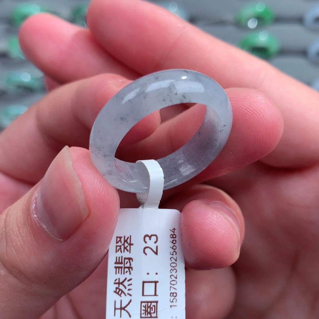 翡翠戒指未镶嵌天然