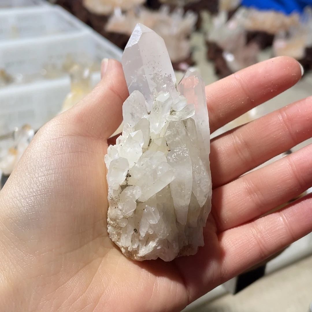 -***、珠宝半成品水晶银S925镶嵌