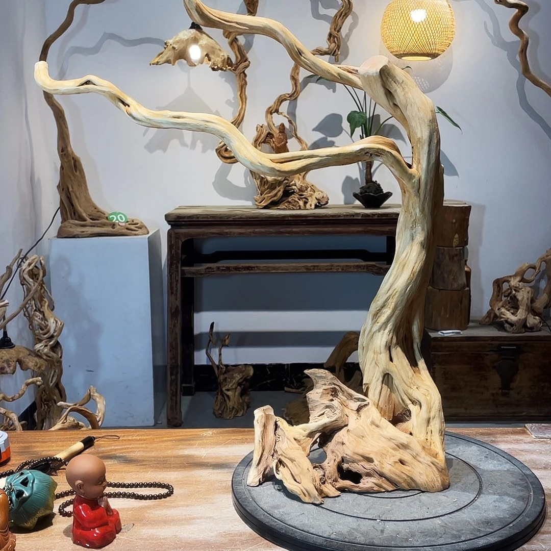 红***客天然根雕陶制艺术品