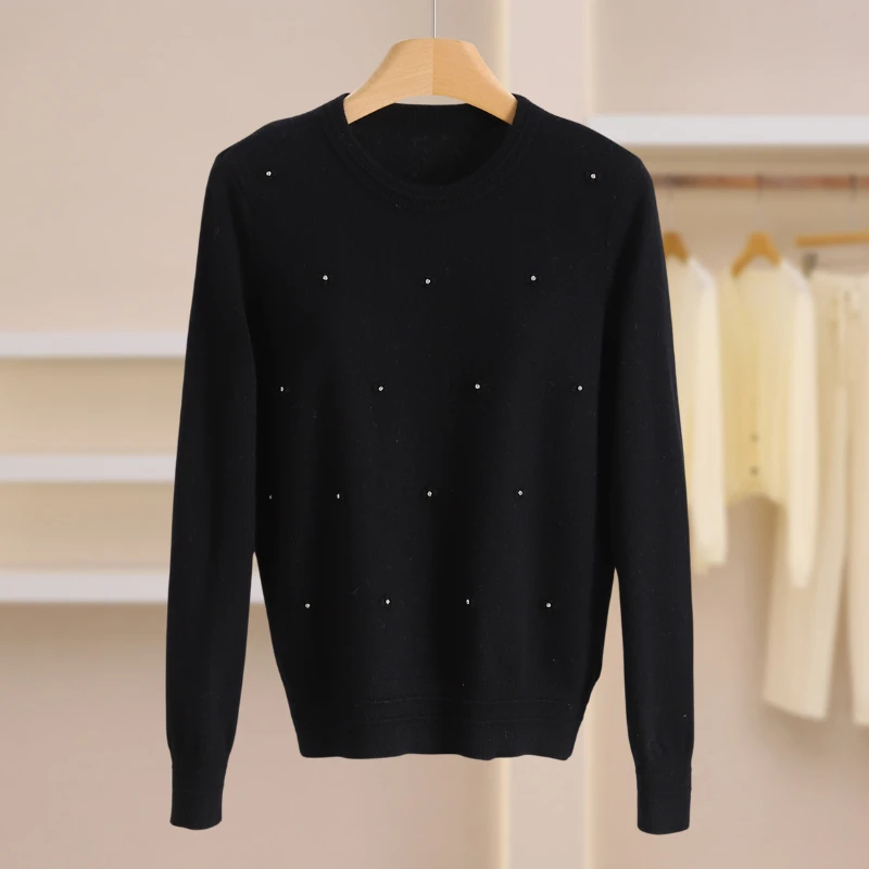 双十一【缤】圆领宽松保暖毛衣毛衫#BRB58M014