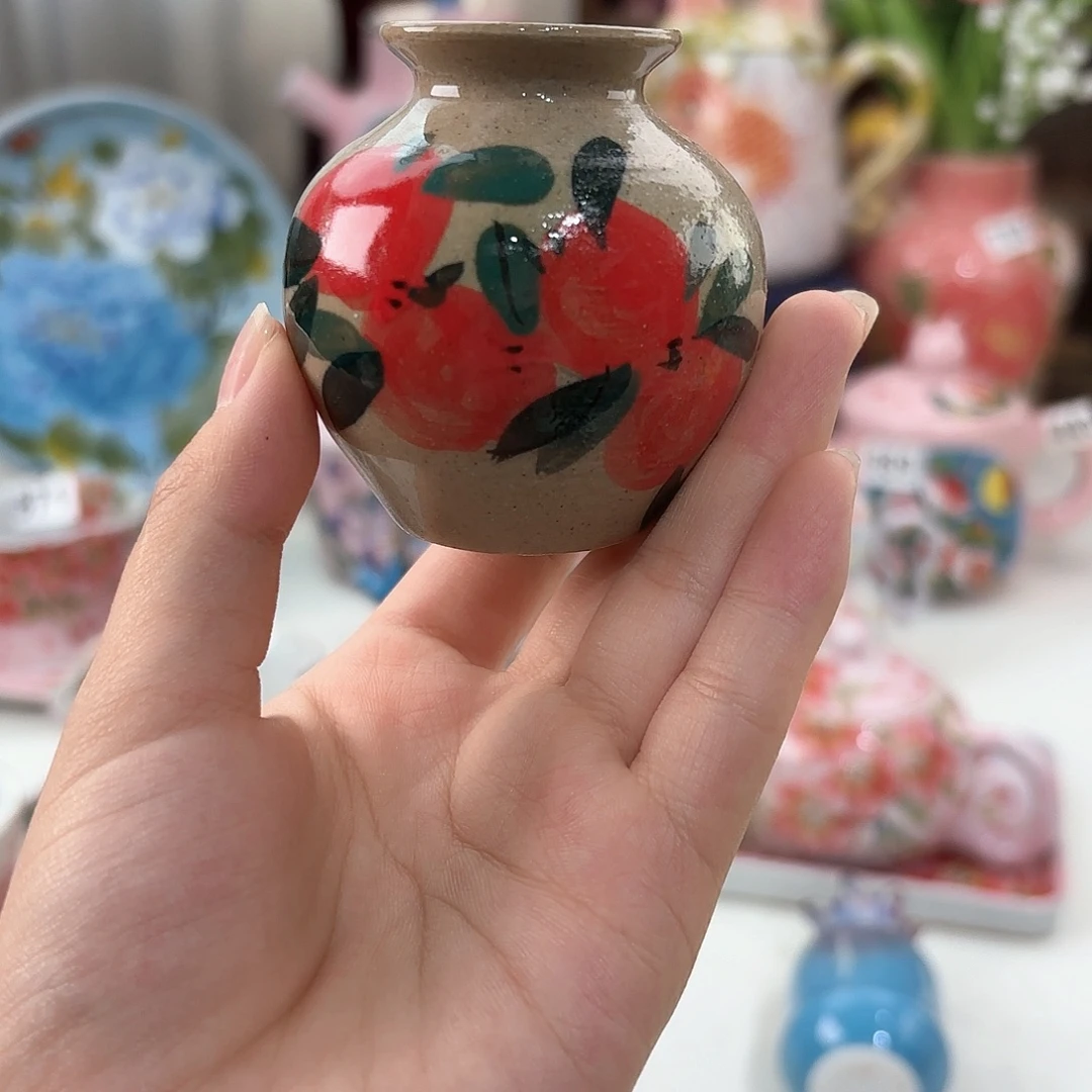 景德镇手绘高温釉下彩陶瓷茶具