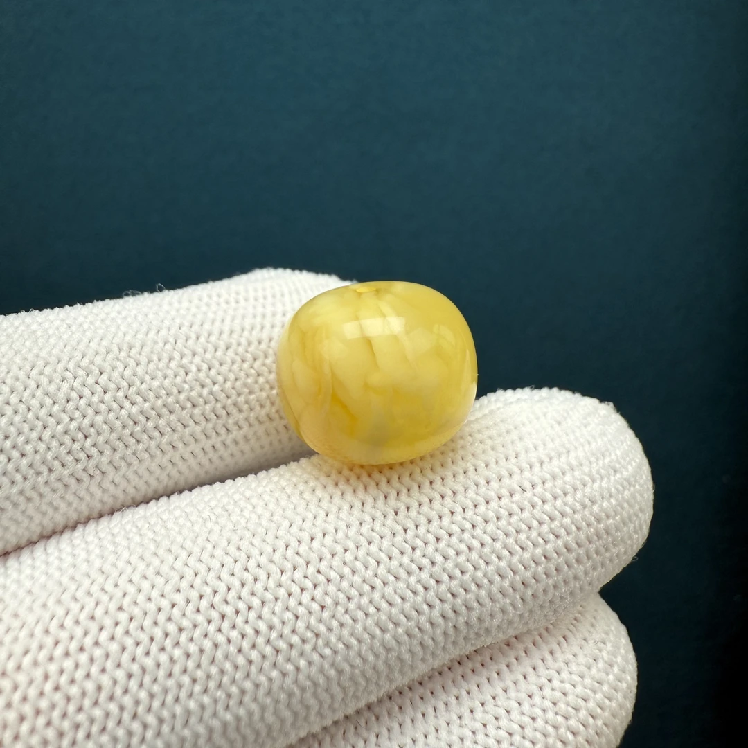 B9655天然原矿蜜蜡微瑕老型 15.4*12.6mm 支持复检 假一罚十