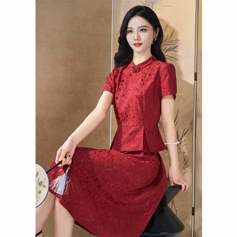 喜婆婆婚宴2025高端旗袍女夏平时穿十三行十月妈妈礼服结婚长辈